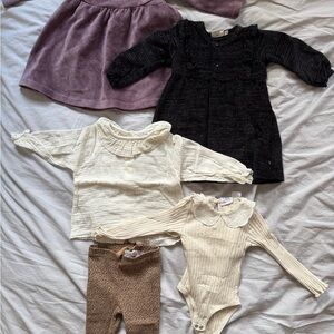 Zara baby girl clothing, Hema and Feetje dresses